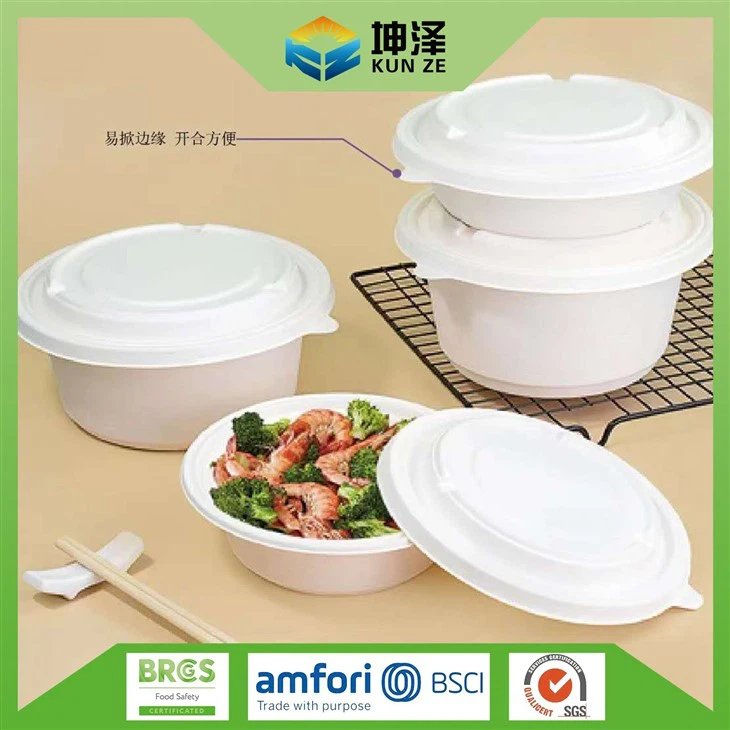 Disposable Paper Bowls With Lids